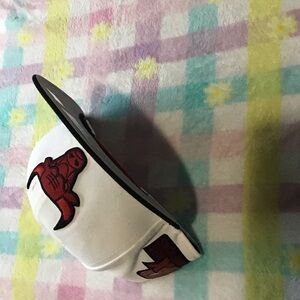 9fifty White and Red Hat